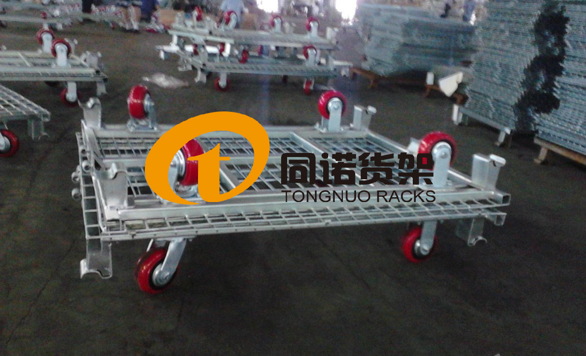 Wire Mesh Cage,Collapsible & Stackable Wire Mesh Containers,Metal Galvanized Wire Mesh Storage Cage